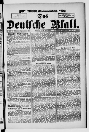 Das deutsche Blatt on Jun 8, 1892