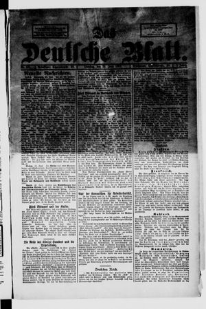 Das deutsche Blatt vom 28.06.1892