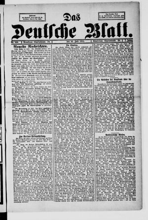 Das deutsche Blatt vom 16.07.1892