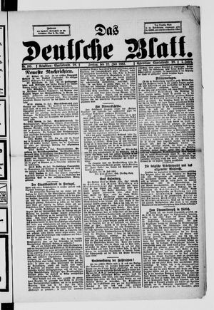 Das deutsche Blatt on Jul 22, 1892