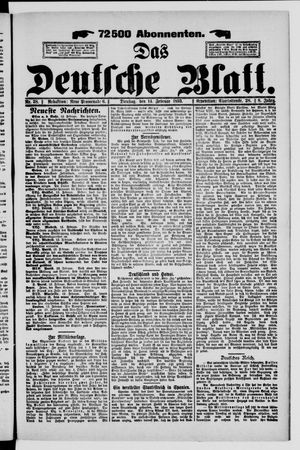Das deutsche Blatt on Feb 14, 1893