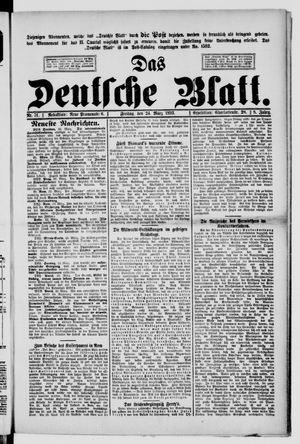 Das deutsche Blatt vom 24.03.1893
