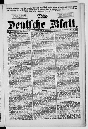 Das deutsche Blatt on Mar 28, 1893