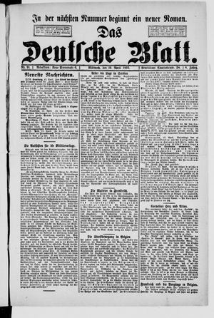 Das deutsche Blatt vom 19.04.1893