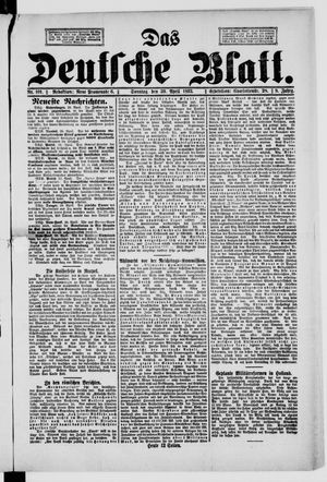 Das deutsche Blatt vom 30.04.1893