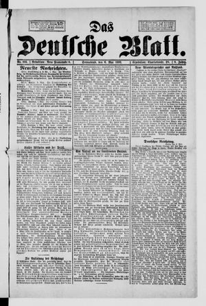 Das deutsche Blatt on May 6, 1893