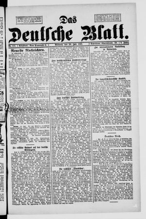 Das deutsche Blatt vom 26.07.1893