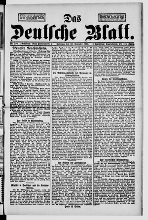 Das deutsche Blatt vom 10.12.1893