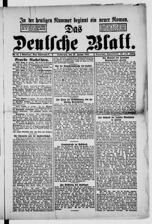 Das deutsche Blatt vom 18.01.1894