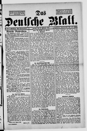 Das deutsche Blatt vom 02.02.1894