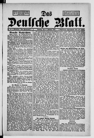 Das deutsche Blatt vom 06.02.1894