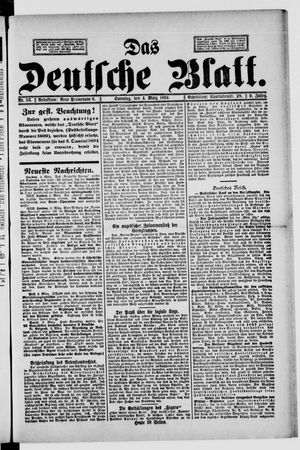 Das deutsche Blatt on Mar 4, 1894