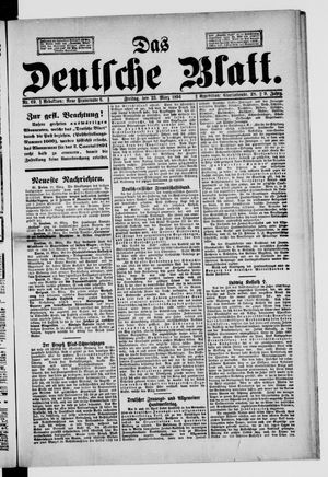 Das deutsche Blatt on Mar 23, 1894