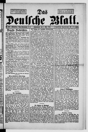 Das deutsche Blatt vom 05.05.1894