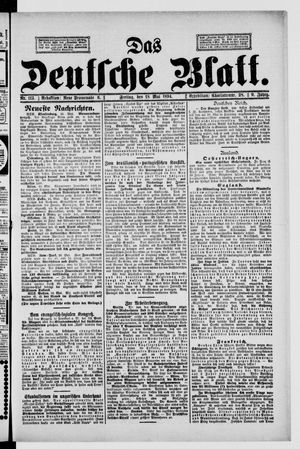 Das deutsche Blatt vom 18.05.1894