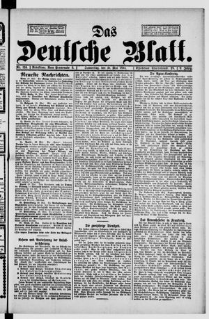 Das deutsche Blatt vom 31.05.1894