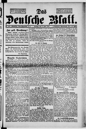 Das deutsche Blatt vom 05.06.1894