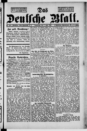 Das deutsche Blatt vom 07.06.1894