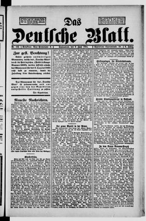 Das deutsche Blatt vom 09.06.1894