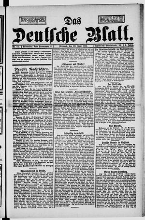 Das deutsche Blatt vom 20.06.1894