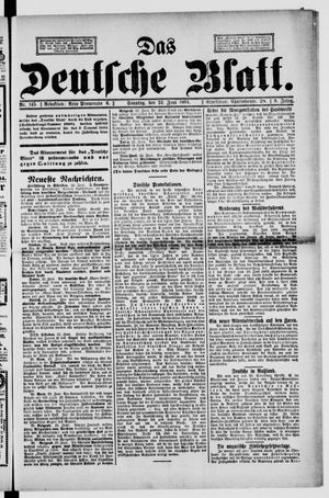 Das deutsche Blatt vom 24.06.1894