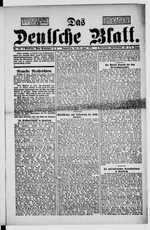 Das deutsche Blatt on Jun 28, 1894