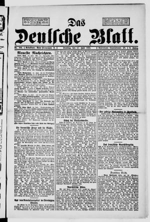 Das deutsche Blatt vom 17.07.1894