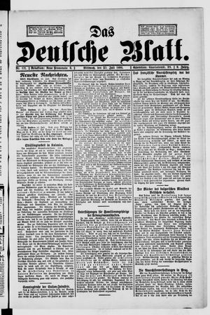 Das deutsche Blatt vom 25.07.1894