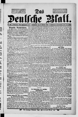 Das deutsche Blatt vom 06.10.1894