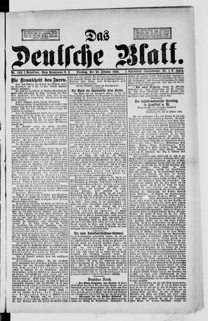 Das deutsche Blatt vom 23.10.1894