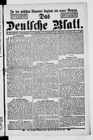 Das deutsche Blatt vom 10.11.1894