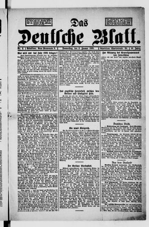 Das deutsche Blatt on Jan 3, 1895