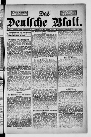 Das deutsche Blatt vom 20.01.1895