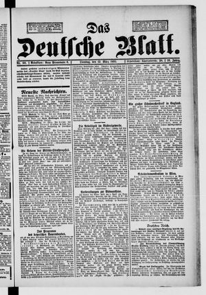 Das deutsche Blatt on Mar 12, 1895