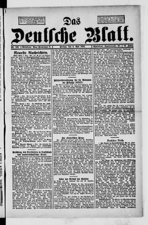 Das deutsche Blatt on May 3, 1895