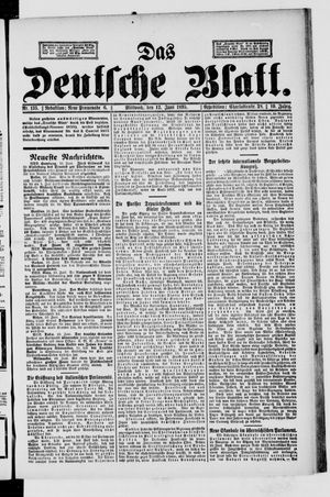 Das deutsche Blatt vom 12.06.1895