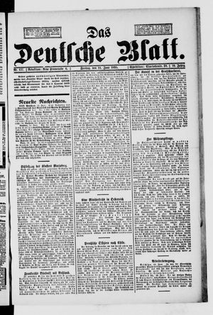 Das deutsche Blatt on Jun 14, 1895