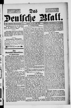 Das deutsche Blatt vom 23.06.1895
