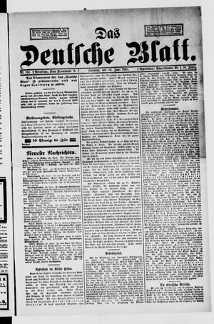 Das deutsche Blatt vom 30.06.1895