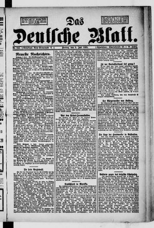 Das deutsche Blatt vom 05.07.1895