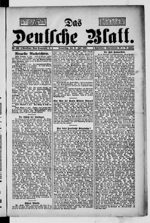 Das deutsche Blatt vom 11.07.1895