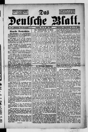 Das deutsche Blatt vom 23.07.1895