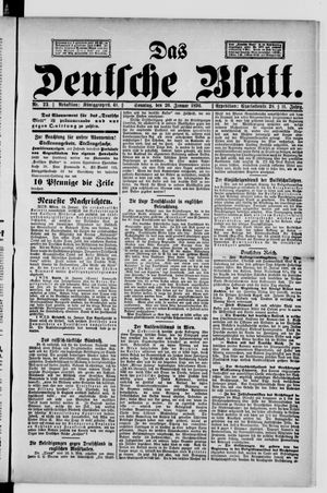 Das deutsche Blatt vom 26.01.1896