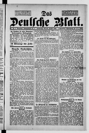 Das deutsche Blatt on Jan 30, 1896