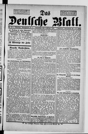 Das deutsche Blatt on Feb 1, 1896