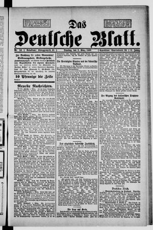 Das deutsche Blatt vom 03.03.1896