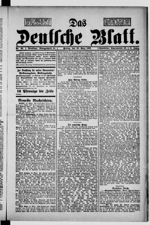 Das deutsche Blatt vom 20.03.1896