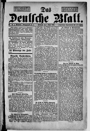 Das deutsche Blatt vom 01.04.1896