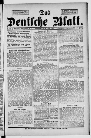 Das deutsche Blatt vom 06.06.1896