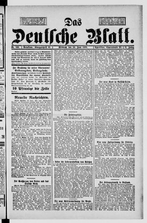 Das deutsche Blatt vom 24.06.1896